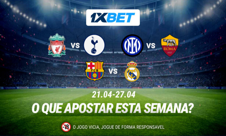 El Clássico, duelo decisivo da Premier League e grandes emoções na Série A – não perca os jogos mais quentes da semana!